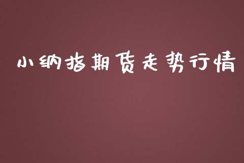小纳指期货走势行情_https://www.gzshoujun.com_期货品种_第1张