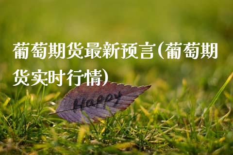 葡萄期货最新预言(葡萄期货实时行情)_https://www.gzshoujun.com_期货品种_第1张
