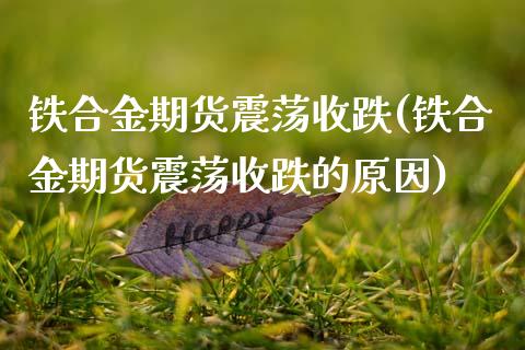铁合金期货震荡收跌(铁合金期货震荡收跌的原因)_https://www.gzshoujun.com_期货品种_第1张