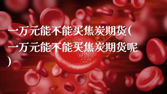 一万元能不能买焦炭期货(一万元能不能买焦炭期货呢)_https://www.gzshoujun.com_农产品期货_第1张