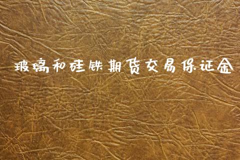 玻璃和硅铁期货交易保证金_https://www.gzshoujun.com_期货品种_第1张