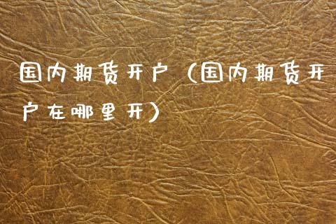 国内期货开户（国内期货开户在哪里开）_https://www.gzshoujun.com_期货开户_第1张