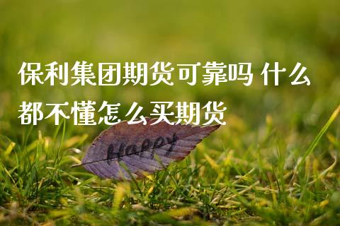 保利集团期货可靠吗 什么都不懂怎么买期货_https://www.gzshoujun.com_期货直播_第1张