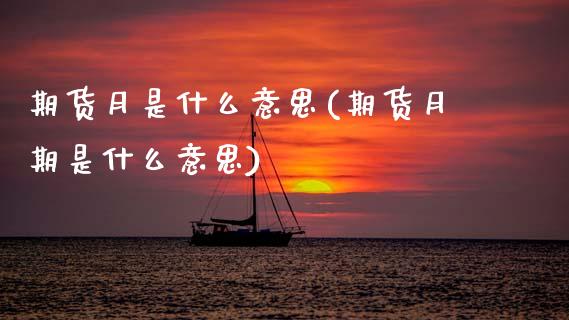 期货月是什么意思(期货月期是什么意思)_https://www.gzshoujun.com_期货品种_第1张