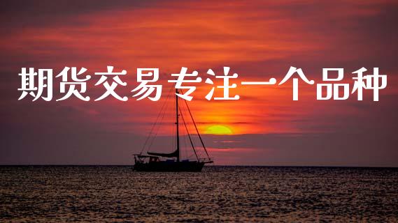 期货交易专注一个品种_https://www.gzshoujun.com_期货品种_第1张