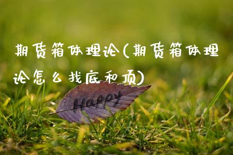期货箱体理论(期货箱体理论怎么找底和顶)_https://www.gzshoujun.com_农产品期货_第1张