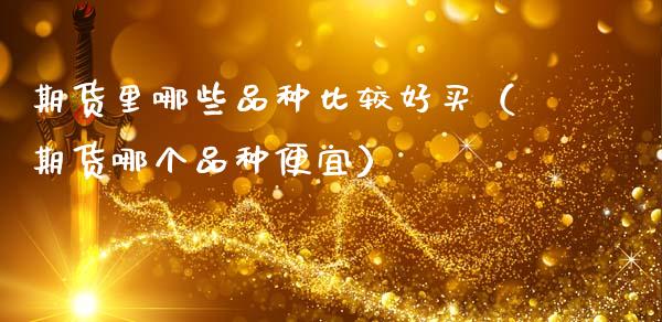 期货里哪些品种比较好买（期货哪个品种便宜）_https://www.gzshoujun.com_期货品种_第1张