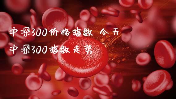 沪深300价格指数 今天沪深300指数走势_https://www.gzshoujun.com_期货交易所_第1张