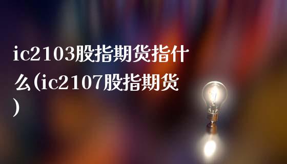 ic2103股指期货指什么(ic2107股指期货)_期货交易所_第1张_首骏网 ic2103股指期货指什么(ic2107股指期货)_https://www.gzshoujun.com_期货交易所_第1张