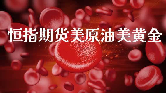 恒指期货美原油美黄金_https://www.gzshoujun.com_期货品种_第1张