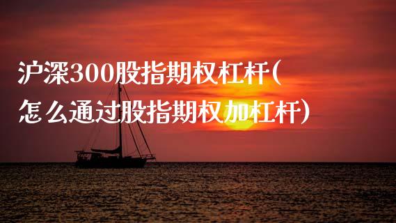 沪深300股指期权杠杆(怎么通过股指期权加杠杆)_https://www.gzshoujun.com_国际期货_第1张