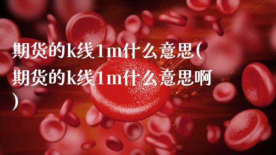 期货的k线1m什么意思(期货的k线1m什么意思啊)_https://www.gzshoujun.com_期货直播_第1张