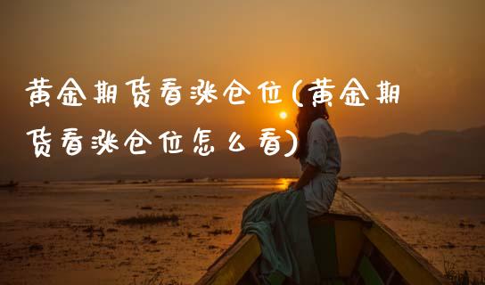 黄金期货看涨仓位(黄金期货看涨仓位怎么看)_https://www.gzshoujun.com_期货行情_第1张