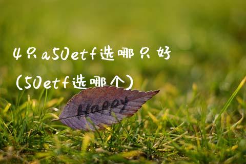4只a50etf选哪只好(50etf选哪个)_https://www.gzshoujun.com_原油期货_第1张