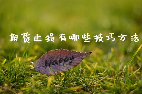 期货止损有哪些技巧方法_https://www.gzshoujun.com_期货直播_第1张