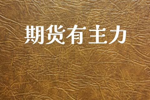 期货有主力_https://www.gzshoujun.com_期货品种_第1张