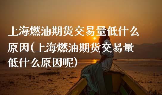 上海燃油期货交易量低什么原因(上海燃油期货交易量低什么原因呢)_https://www.gzshoujun.com_期货交易所_第1张