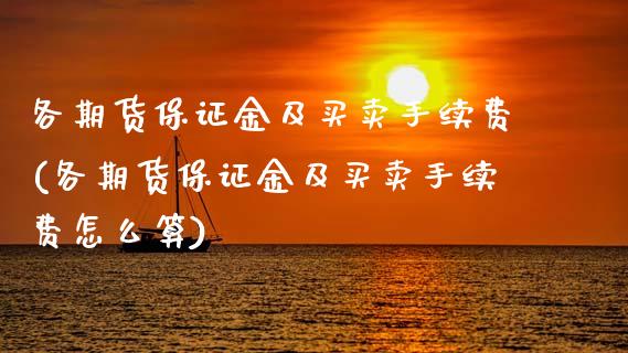 各期货保证金及买卖手续费(各期货保证金及买卖手续费怎么算)_https://www.gzshoujun.com_期货交易所_第1张