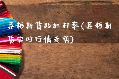 菜粕期货的杠杆率(菜粕期货实时行情走势)_https://www.gzshoujun.com_农产品期货_第1张