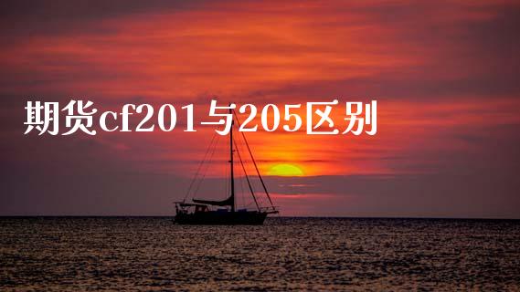 期货cf201与205区别_https://www.gzshoujun.com_期货交易所_第1张