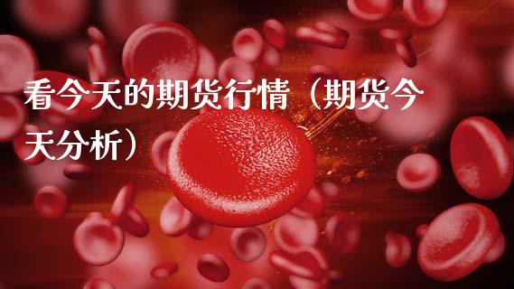 看今天的期货行情（期货今天分析）_https://www.gzshoujun.com_期货开户_第1张