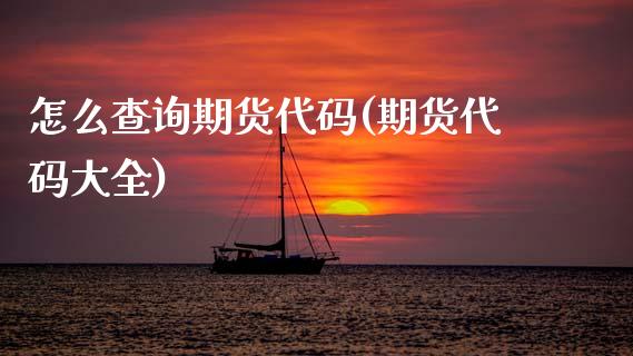 怎么查询期货代码(期货代码大全)_https://www.gzshoujun.com_期货品种_第1张
