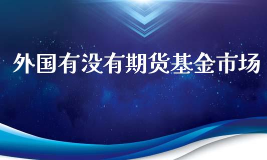 外国有没有期货基金市场_https://www.gzshoujun.com_期货开户_第1张