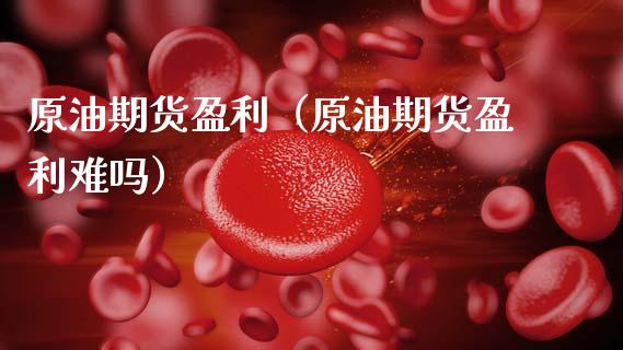 原油期货盈利（原油期货盈利难吗）_https://www.gzshoujun.com_农产品期货_第1张