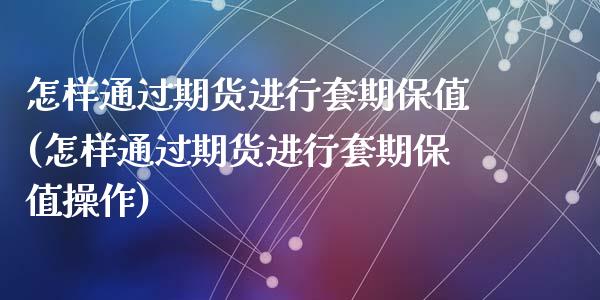 怎样通过期货进行套期保值(怎样通过期货进行套期保值操作)_期货行情_第1张_首骏网 怎样通过期货进行套期保值(怎样通过期货进行套期保值操作)_https://www.gzshoujun.com_期货行情_第1张