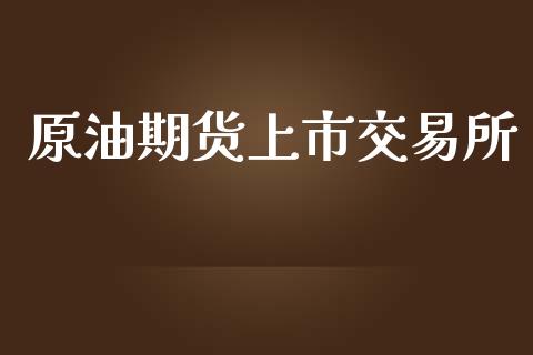 原油期货上市交易所_https://www.gzshoujun.com_期货交易所_第1张