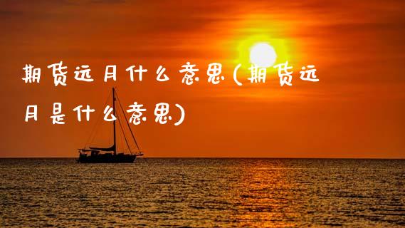 期货远月什么意思(期货远月是什么意思)_期货交易所_第1张_首骏网 期货远月什么意思(期货远月是什么意思)_https://www.gzshoujun.com_期货交易所_第1张
