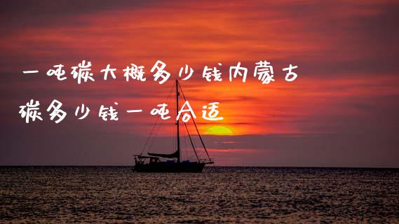 一吨碳大概多少钱*** 碳多少钱一吨合适_https://www.gzshoujun.com_期货品种_第1张