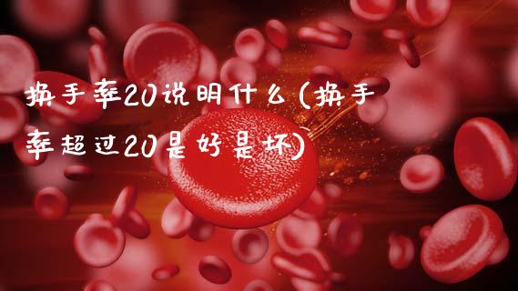 换手率20说明什么(换手率超过20是好是坏)_https://www.gzshoujun.com_期货入门_第1张