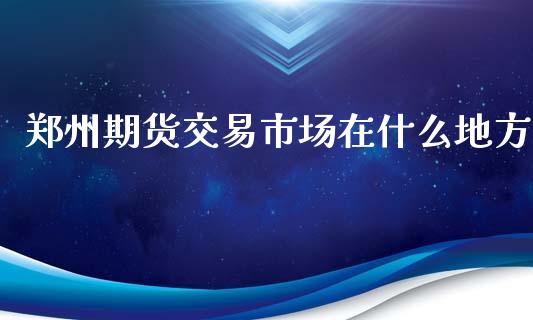 郑州期货交易市场在什么地方_https://www.gzshoujun.com_期货品种_第1张