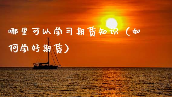 哪里可以学期货知识（如何学好期货）_https://www.gzshoujun.com_期货交易所_第1张
