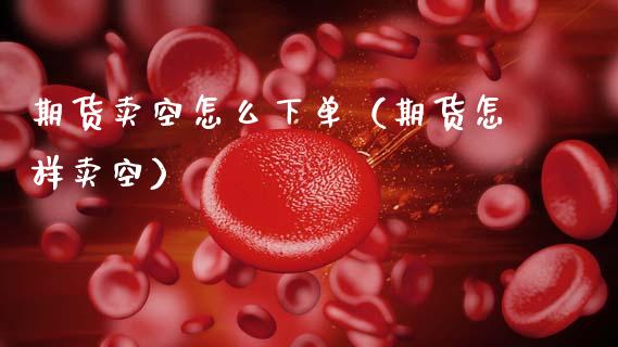 期货卖空怎么下单（期货怎样卖空）_https://www.gzshoujun.com_期货交易所_第1张